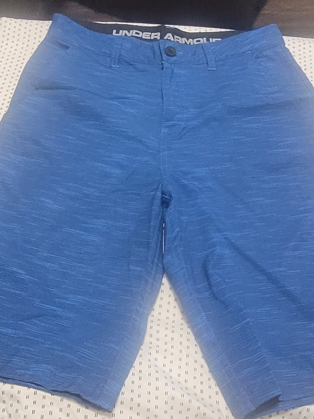 Under Armour Boys Royal Blue Athletic Shorts